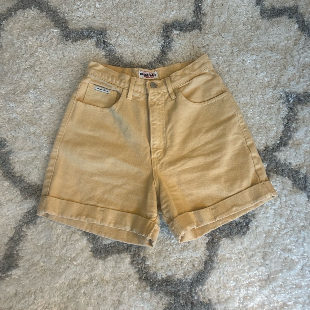 High Waisted Guess Denim Shorts
